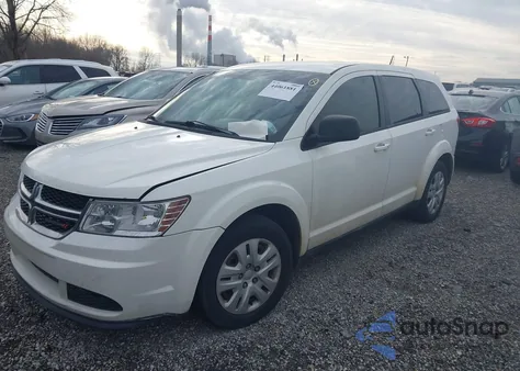 2014 Dodge Journey American Value Pkg из США, поврежденный, VIN 3C4PDCAB3ET197597
